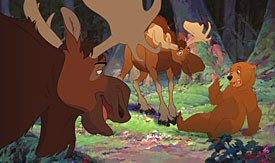 Rick Moranis and Dave Thomas only agreed to voice moose Rutt and Tuke if they werent just going to recycle the Mackenzie Brothers.