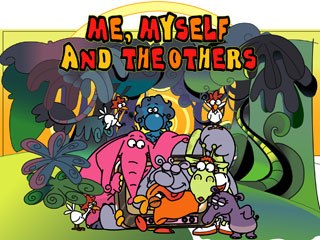 Me, Myself and the Others, a fantasy series about a group of jungle animals confronting human situations, is the product of an Italian-German co-production. © RAI Fiction-Enanimation-Motus-Motionworks.