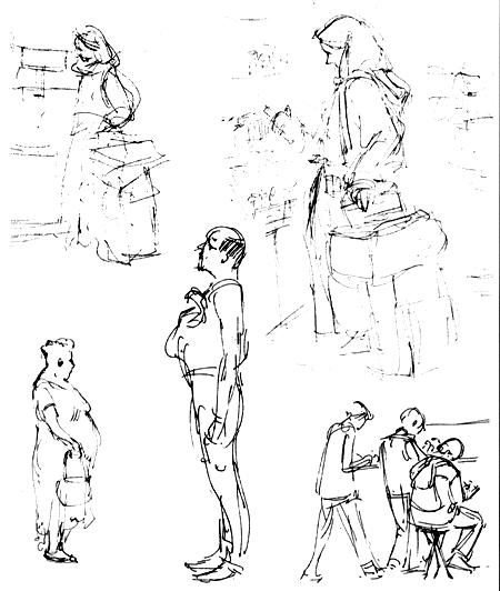 Sketching on Location The Quick Sketch  Animation World Network