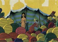 Osamu Tezuka tried to create a popular acceptance of animation in 1969 with One Thousand and One Nights which contained all the erotic innuendo of the original Persian tales. © Tezuka Productions.