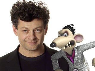 Flushed Aways Andy Serkis, voice of Spike.