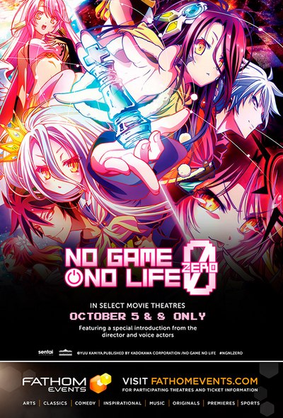 No Game, No Life Zero Anime Film's 1st Promo Video Teases