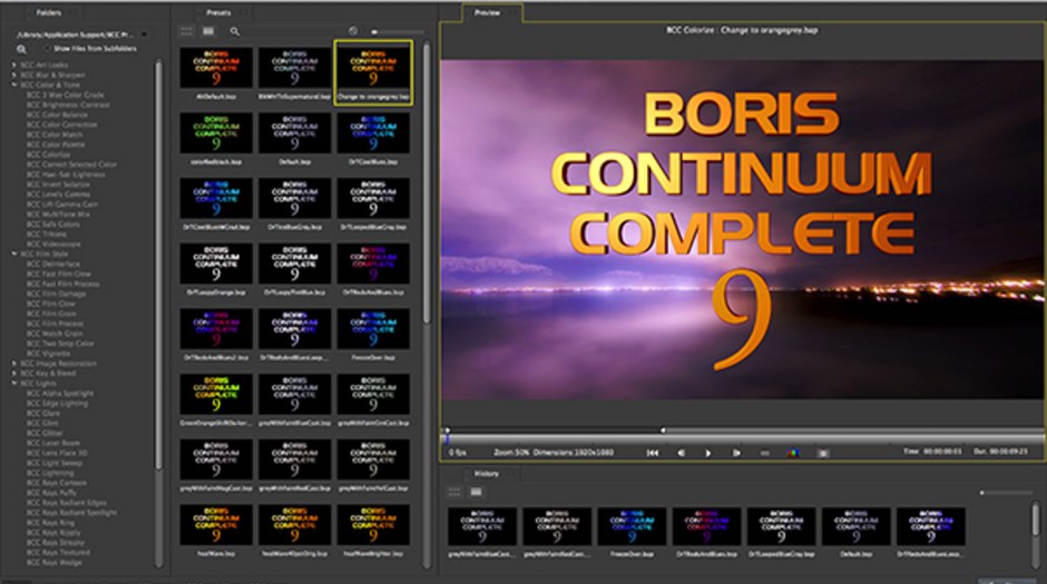 boris continuum complete lens flare 3d