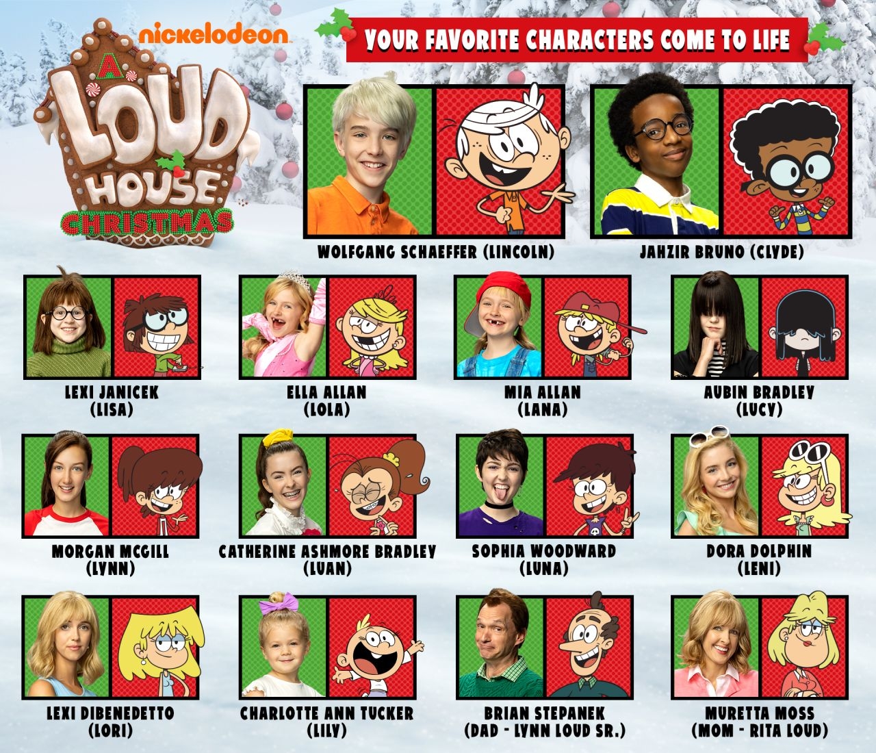 Nickelodeon Reveals Live-Action ‘A Loud House Christmas’ Cast and Clip  Animation World Network