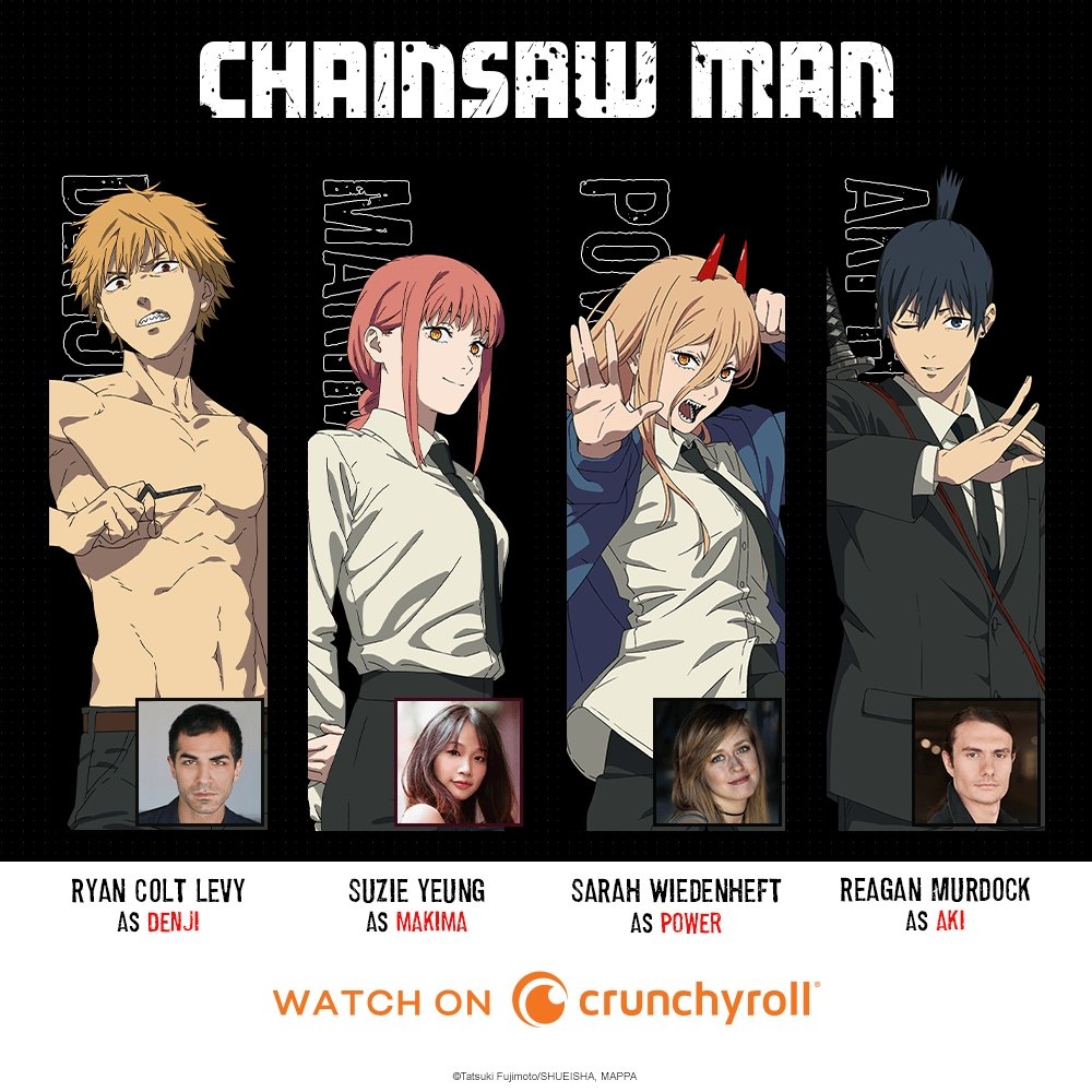 Crunchyroll Reveals 'Chainsaw Man' English Dub Cast