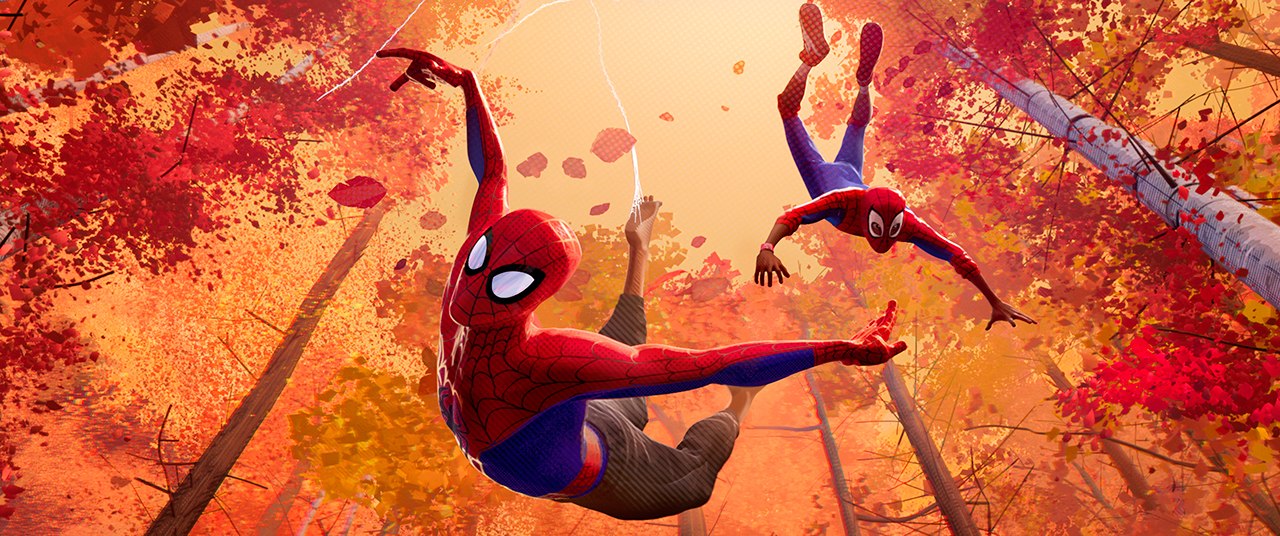 spiderman into the spider verse poster