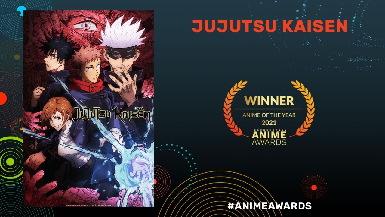 ‘Jujutsu Kaisen’ Named Anime of the Year at Crunchyroll’s Anime Awards