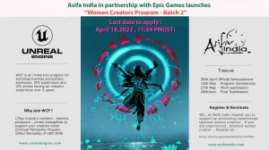 Call For Entries: ASIFA India and Epic Games' Women Creators Program 2022